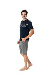 U.S. Polo Assn. Erkek Yuvarlak Yaka Şort Takımı - 4