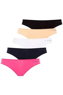 U.S. Polo Assn. Kadın 5'li Modal String, %47 modal %47 pamuk, %elastan - 2