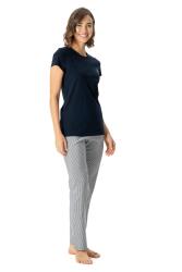 U.S. Polo Assn. Kadın Kısakol Pijama Takım - 3