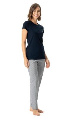 U.S. Polo Assn. Kadın Kısakol Pijama Takım - 3