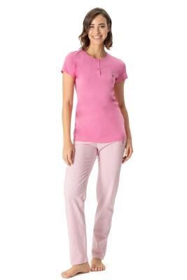 U.S. Polo Assn. Kadın Kısakol Pijama Takım - 5