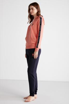 U.S. POLO ASSN. Kadın, Lisanslı, Kapşonlu Eşofman Takım, %100 Pamuk - 5