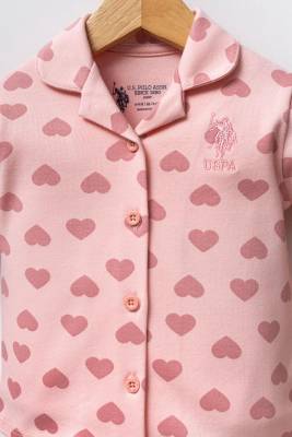 U.S. Polo Assn. - U.S. Polo Assn. Kalpli Kız Bebek alt üst takım, %100 Pamuk (1)