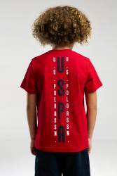 U.S. Polo Assn Kids %100 Pamuk / %100 Cotton ERKEK ÇOCUK BERMUDA TAKIM - Thumbnail