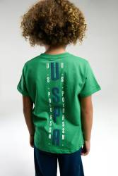 U.S. Polo Assn Kids %100 Pamuk / %100 Cotton ERKEK ÇOCUK BERMUDA TAKIM - Thumbnail