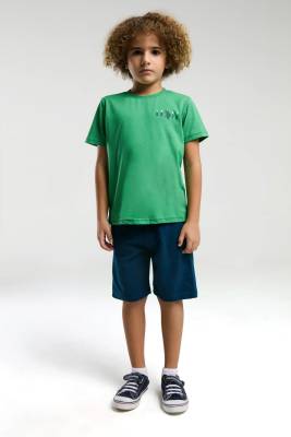 U.S. Polo Assn Kids %100 Pamuk / %100 Cotton ERKEK ÇOCUK BERMUDA TAKIM - 8