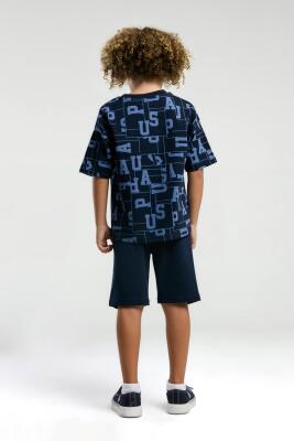 U.S. Polo Assn Kids %100 Pamuk / %100 Cotton ERKEK ÇOCUK BERMUDA TAKIM - 5