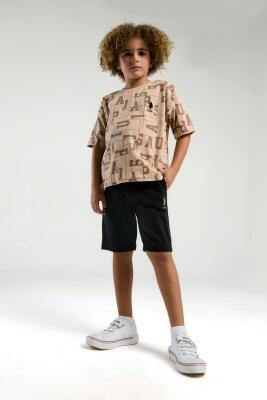 U.S. Polo Assn Kids %100 Pamuk / %100 Cotton ERKEK ÇOCUK BERMUDA TAKIM - 9