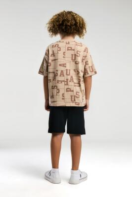 U.S. Polo Assn Kids %100 Pamuk / %100 Cotton ERKEK ÇOCUK BERMUDA TAKIM - 10