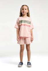 U.S. Polo Assn Kids %100 Pamuk / %100 Cotton KIZ ÇOCUK ŞORT TAKIM - Thumbnail