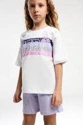 U.S. Polo Assn Kids %100 Pamuk / %100 Cotton KIZ ÇOCUK ŞORT TAKIM - Thumbnail