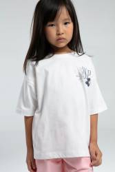 U.S. Polo Assn Kids %100 Pamuk / %100 Cotton KIZ ÇOCUK USPA BASKILI ŞORT TAKIM - Thumbnail