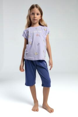 U.S. Polo Assn Kids %100 Pamuk KIZ ÇOCUK KAPRİ TAKIM - 4