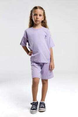 U.S. Polo Assn Kids Kız Çocuk Bermuda Takım, %100 Pamuk / %100 Cotton - 2