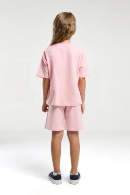 U.S. Polo Assn Kids Kız Çocuk Bermuda Takım, %100 Pamuk / %100 Cotton - 16