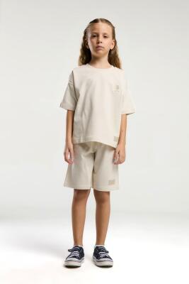 U.S. Polo Assn Kids Kız Çocuk Bermuda Takım, %100 Pamuk / %100 Cotton - 17