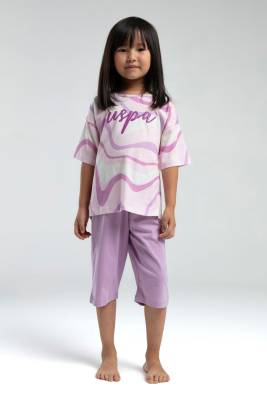 U.S. Polo Assn. - U.S. Polo Assn Kids KIZ ÇOCUK KAPRİ TAKIM, %100 Pamuk (1)