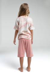 U.S. Polo Assn Kids KIZ ÇOCUK KAPRİ TAKIM, %100 Pamuk - Thumbnail