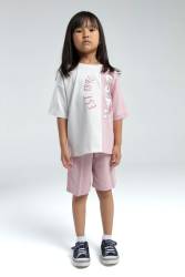 U.S. Polo Assn Kids SOFT PEMBE KIZ ÇOCUK KAPRİ TAKIM, %100 Pamuk - Thumbnail