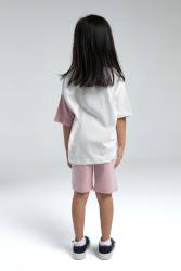 U.S. Polo Assn Kids SOFT PEMBE KIZ ÇOCUK KAPRİ TAKIM, %100 Pamuk - Thumbnail