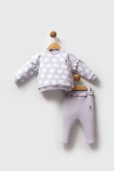 U.S. Polo Assn. Kız Bebek 2 İplik Dokuma Alt Üst Takım - 3