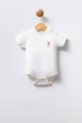 U.S POLO ASSN KIZ BEBEK 3LÜ BODY SET, %100 Pamuk / %100 Cotton - Thumbnail