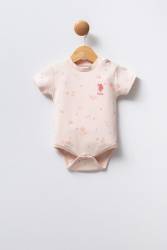 U.S POLO ASSN KIZ BEBEK 3LÜ BODY SET, %100 Pamuk / %100 Cotton - Thumbnail