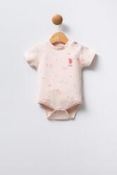 U.S POLO ASSN KIZ BEBEK 3LÜ BODY SET, %100 Pamuk / %100 Cotton - 3