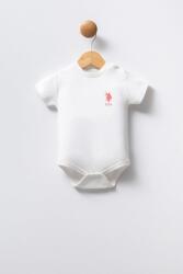 U.S POLO ASSN KIZ BEBEK 3LÜ BODY SET, %100 Pamuk / %100 Cotton - 2