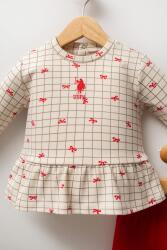 U.S. Polo Assn. Kız Bebek Alt Üst Takım, %100 Pamuk - 2