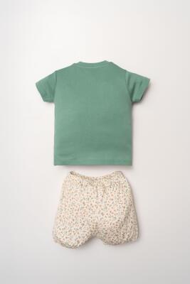 US Polo Assn. Kız Bebek Alt Üst Takım %100 Pamuk Süprem Penye Yazlık Set - 5