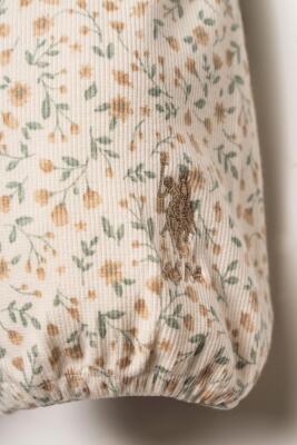 US Polo Assn. Kız Bebek Alt Üst Takım %100 Pamuk Süprem Penye Yazlık Set - 6