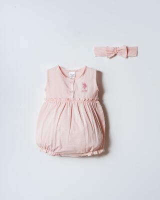 U.S POLO ASSN. KIZ BEBEK BANDANALI KOLSUZ DOKUMA TULUM  - 1