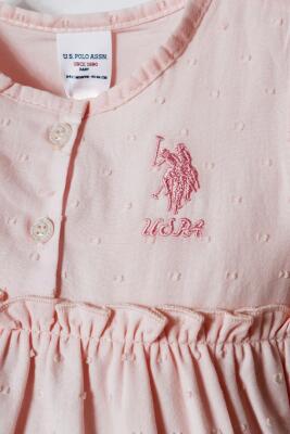 U.S POLO ASSN. KIZ BEBEK BANDANALI KOLSUZ DOKUMA TULUM  - 2