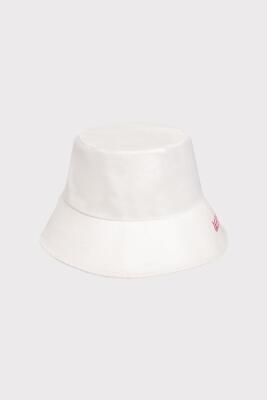 US Polo Assn. Kız Bebek Bucket Şapka %100 Pamuk Yazlık Günlük Şapka - 3