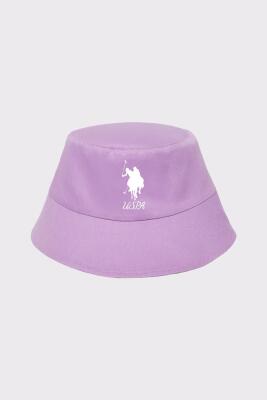 US Polo Assn. Kız Bebek Bucket Şapka %100 Pamuk Yazlık Günlük Şapka - 8