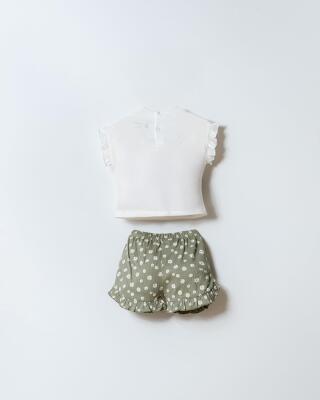 U.S. Polo Assn. Kız Bebek Çiçek Desenli Alt Üst Takım - 4