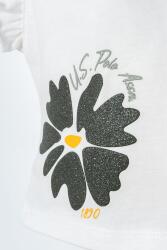 U.S. Polo Assn. Kız Bebek Çiçek Desenli Alt Üst Takım - 2