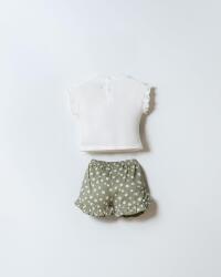 U.S. Polo Assn. Kız Bebek Çiçek Desenli Alt Üst Takım - 4