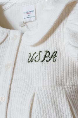 U.S. Polo Assn. Kız Bebek Çiçek Desenli Alt Üst Takım - 2