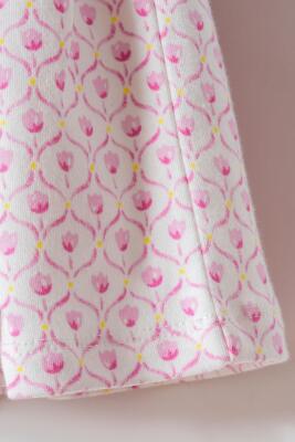 U.S. Polo Assn. Kız Bebek Çiçek Desenli Elbise %100 Pamuk - 3