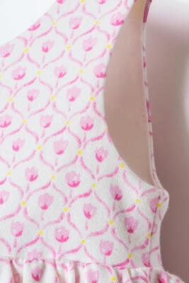 U.S. Polo Assn. Kız Bebek Çiçek Desenli Elbise %100 Pamuk - 5