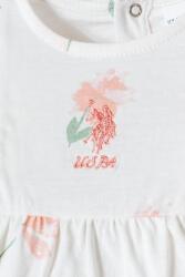 U.S. Polo Assn. Kız Bebek Çiçekli Elbise %100 Pamuk Yazlık (1)