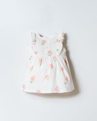 U.S. Polo Assn. Kız Bebek Çiçekli Elbise %100 Pamuk Yazlık - 4