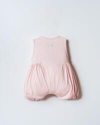 U.S. Polo Assn. Kız Bebek Çizgili Yazlık Tulum %96 Pamuk %4 Elastan Süprem Kumaş Rahat Şık Bebek Tulum - 3