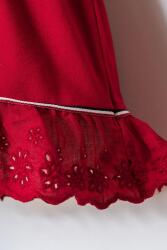 U.S. Polo Assn. Kız Bebek Fistolu Pamuklu Elbise – Dantel Detaylı Şık Tasarım - 8