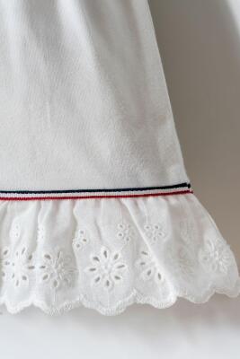 U.S. Polo Assn. Kız Bebek Fistolu Pamuklu Elbise – Dantel Detaylı Şık Tasarım - 13