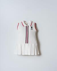 U.S. Polo Assn. Kız Bebek Kolsuz Polo Yaka Pike Elbise %100 Pamuk