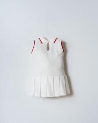 U.S. Polo Assn. Kız Bebek Kolsuz Polo Yaka Pike Elbise %100 Pamuk - 4