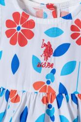 U.S. Polo Assn. Kız Bebek Külotlu Dokuma Elbise %100 Pamuk Poplin (1)